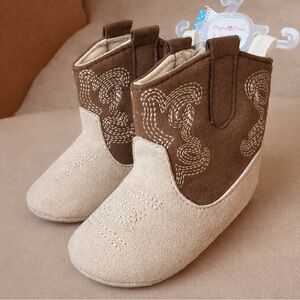 Stepping Stones Baby Cowboy Boots NWT | Size 3  (6-9 months) Western Booties